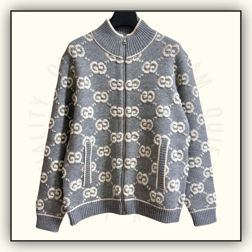 WOOL JACQUARDS CARDIGAN