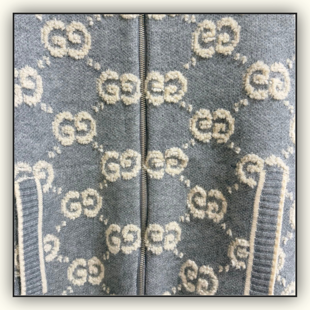 WOOL JACQUARDS CARDIGAN