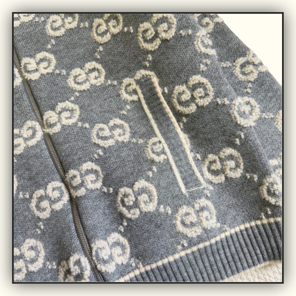 WOOL JACQUARDS CARDIGAN