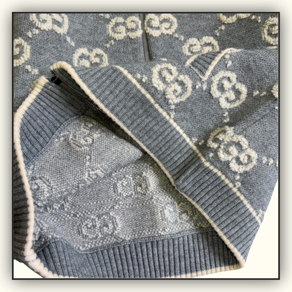 WOOL JACQUARDS CARDIGAN
