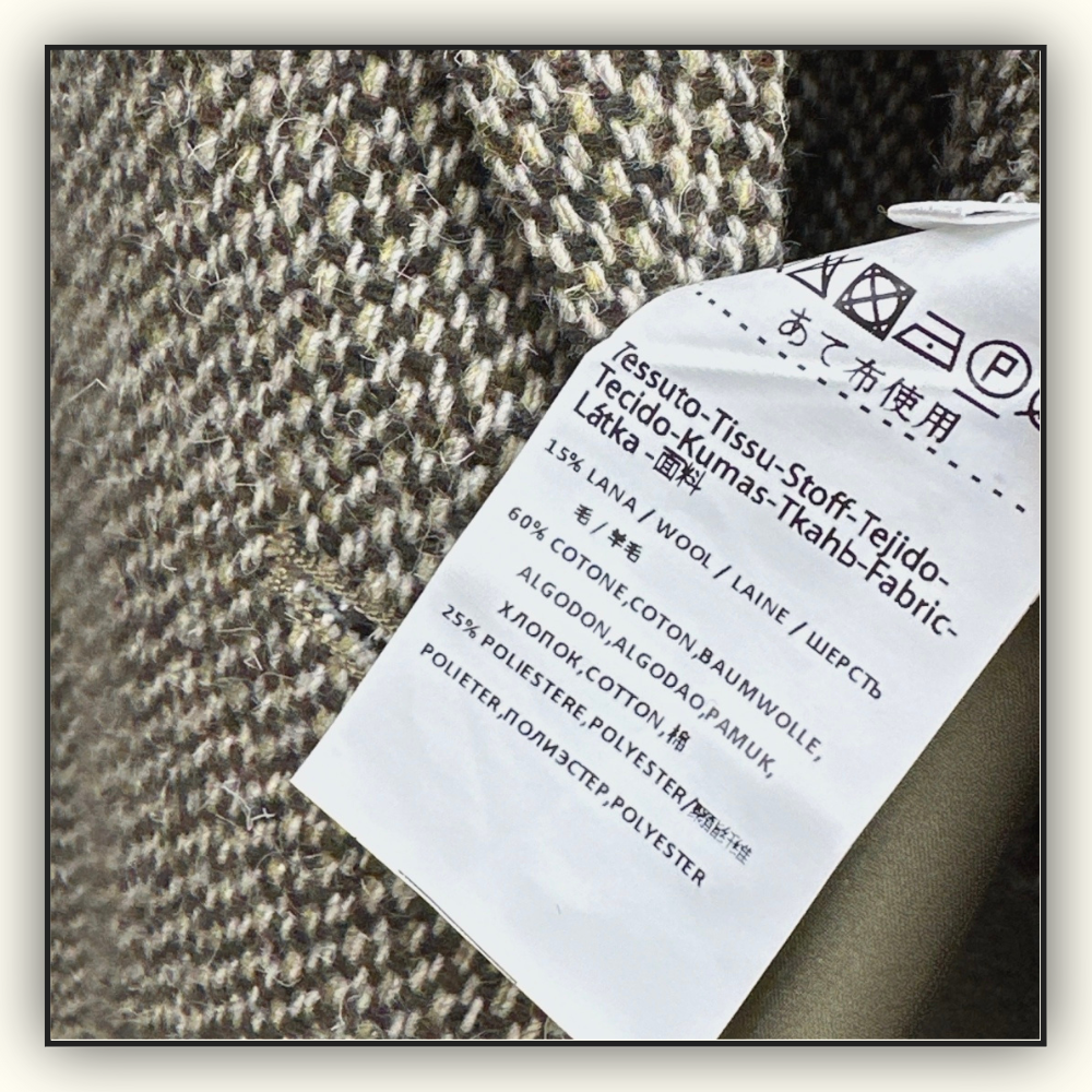 WOOL DOUBLE BREASTED COAT WITH MATCHING VEST