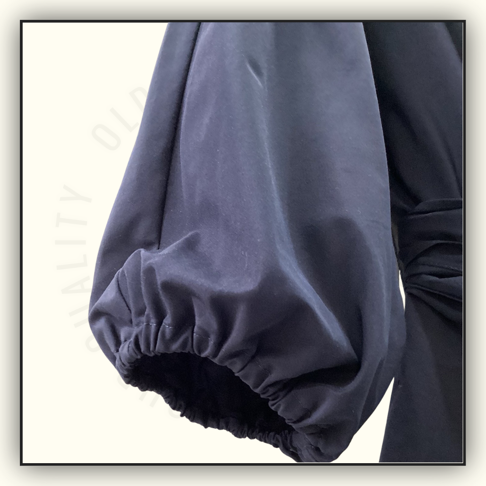 BELTED DRESS IN TWILL FABRIC