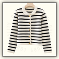 WOOL STRIPE CARDIGAN