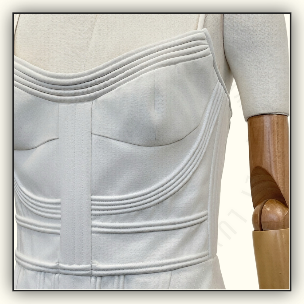 REBELLION CORDED CORSET DRESS