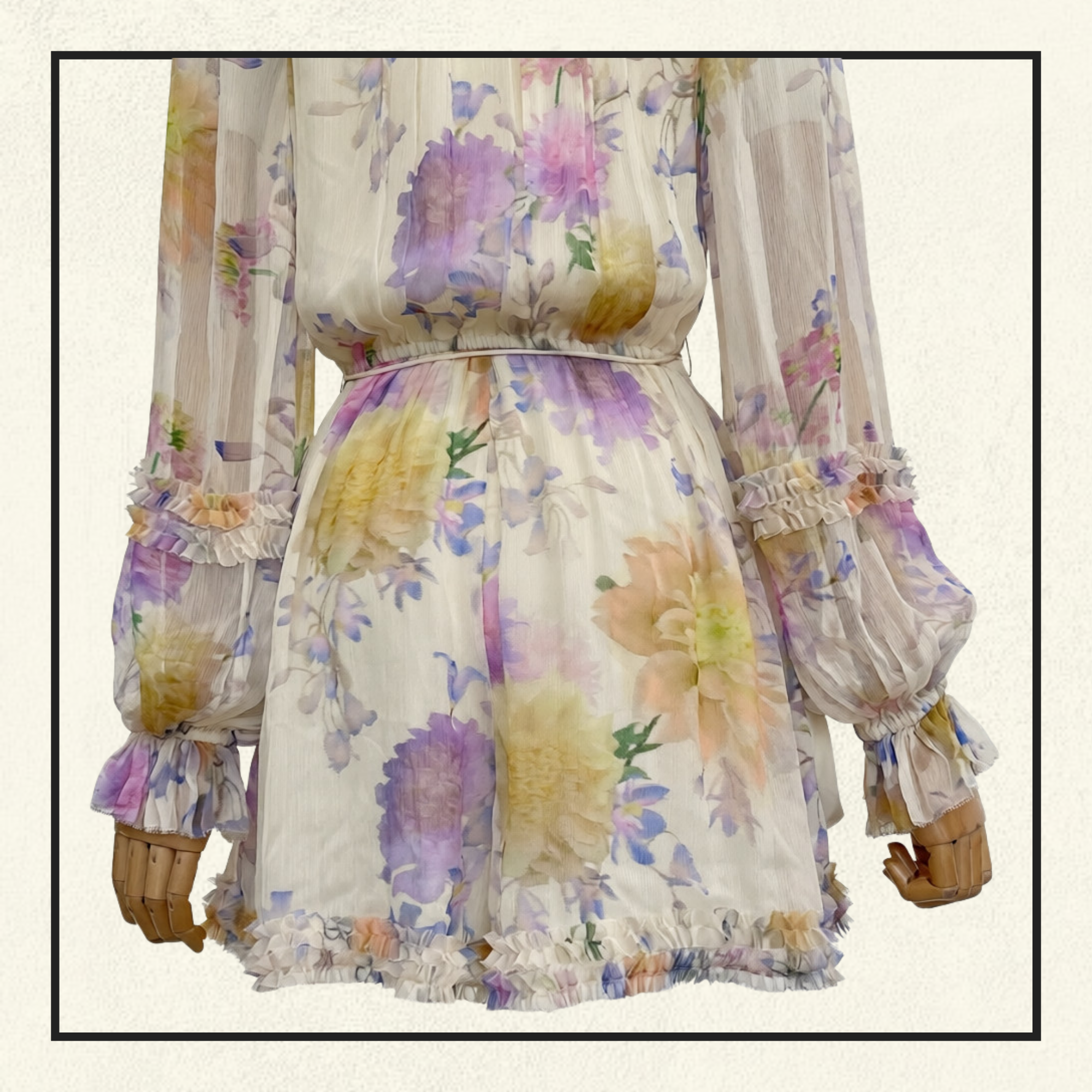 LUNA RUFFLE PLAYSUIT