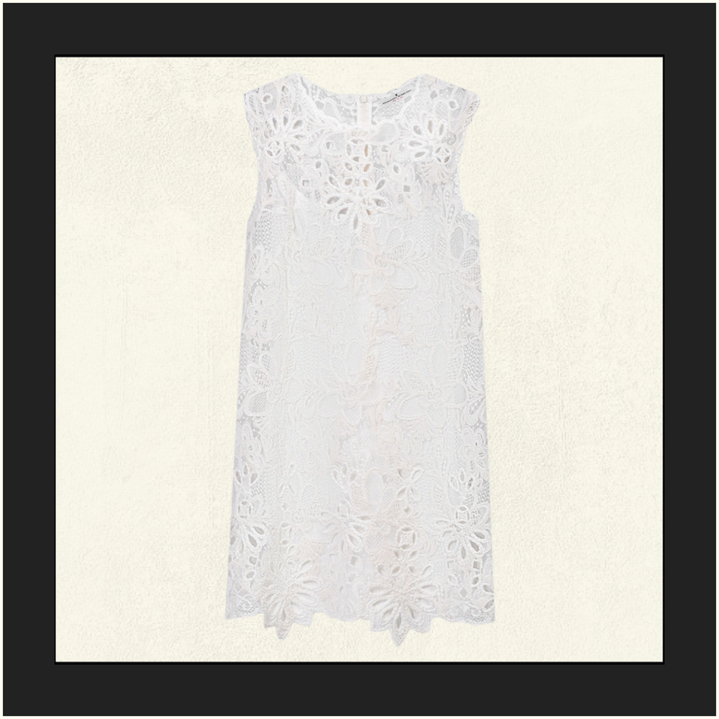 FLORAL LACE MINI DRESS