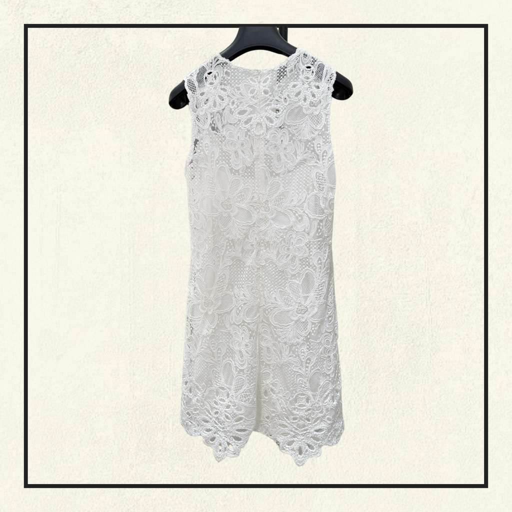FLORAL LACE MINI DRESS