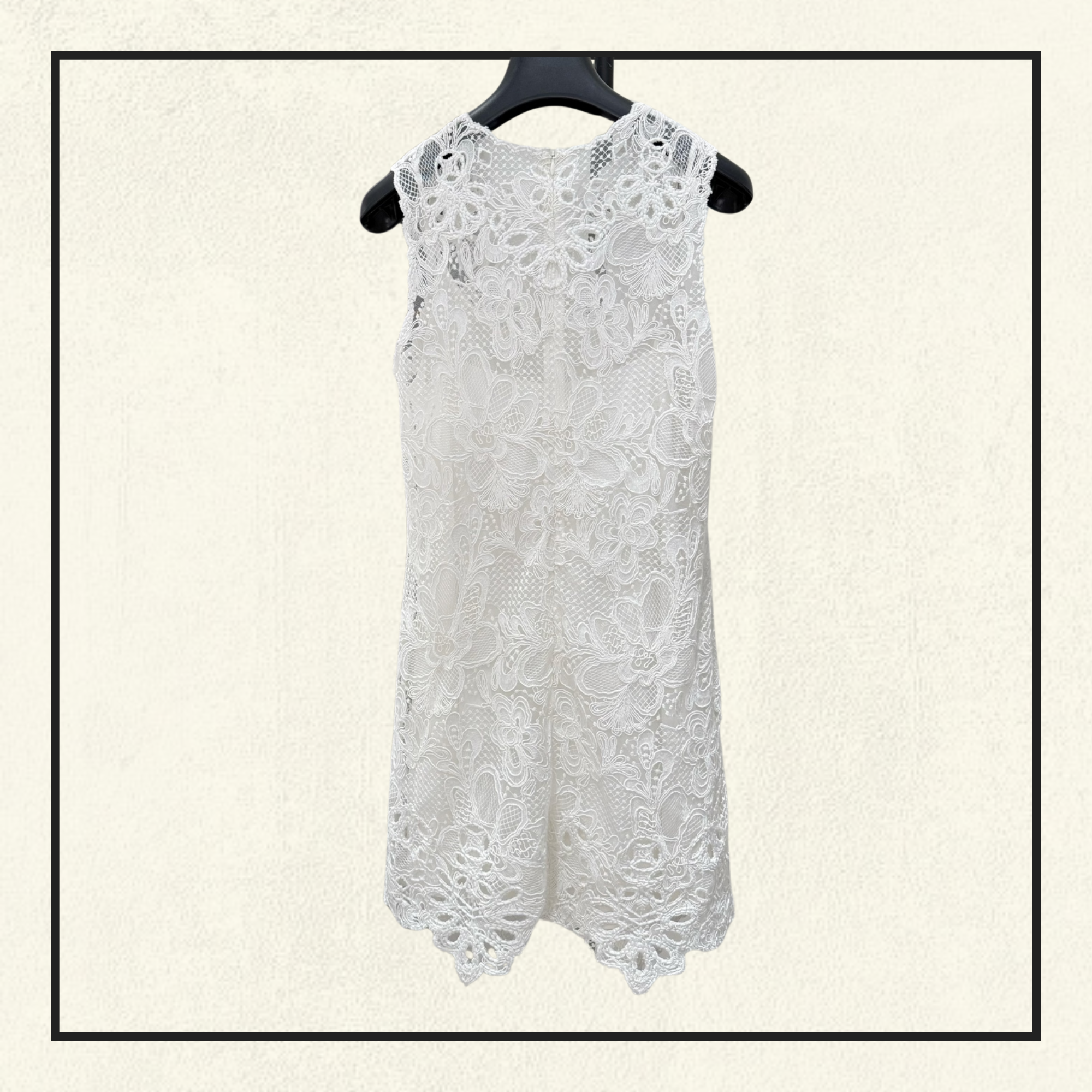 FLORAL LACE MINI DRESS