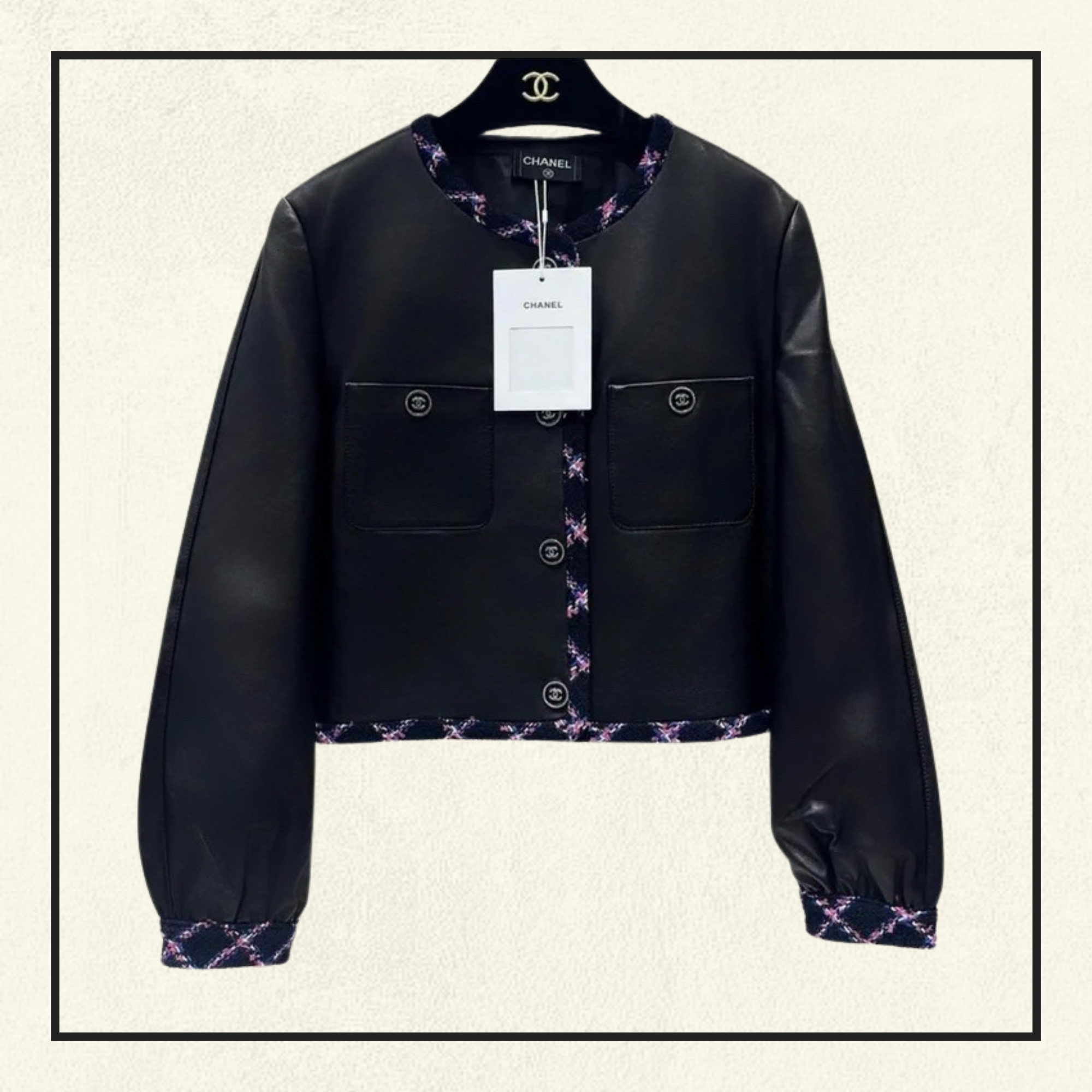 SHEEPSKIN CROPPED JACKET