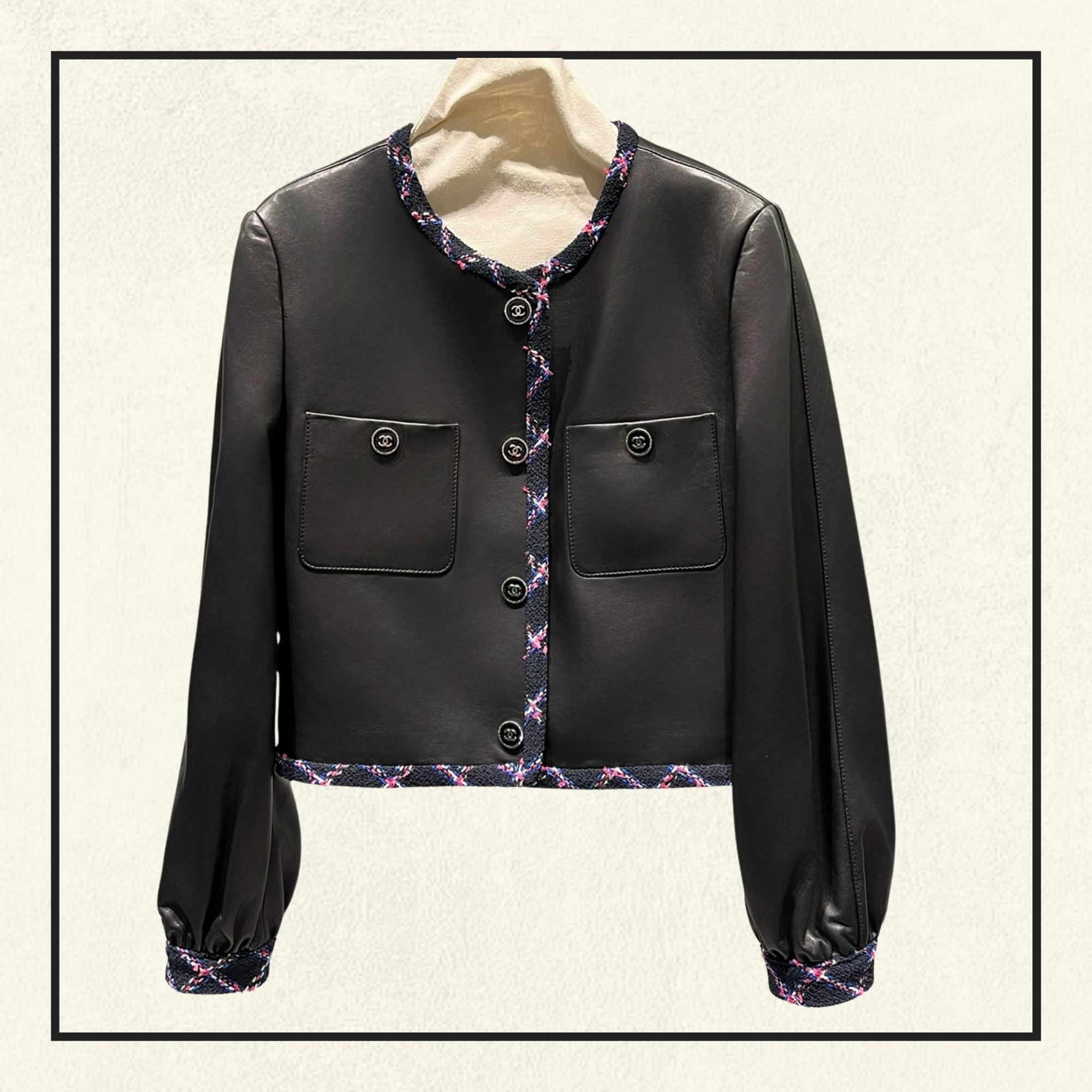 SHEEPSKIN CROPPED JACKET