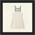 EMBELLISHED APRON MINI DRESS