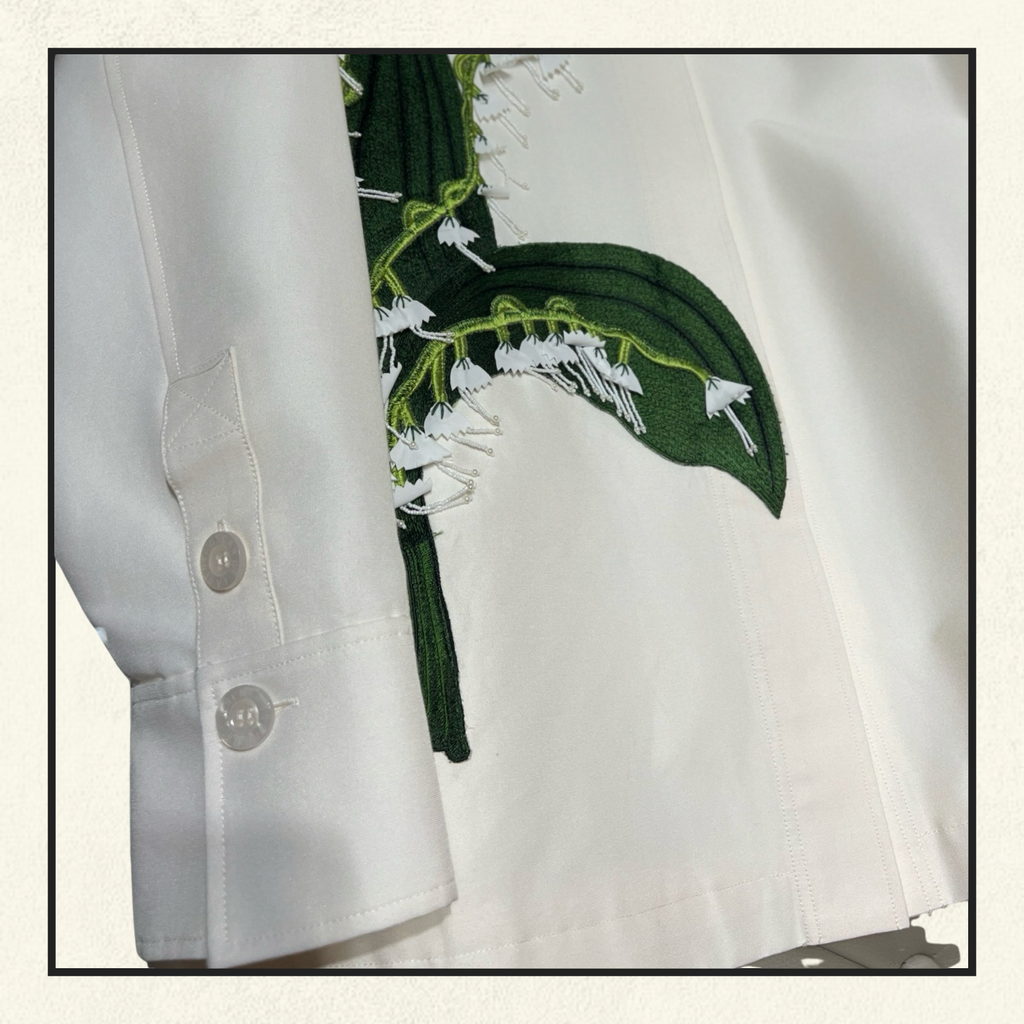 EMBROIDERED SILK JACKET