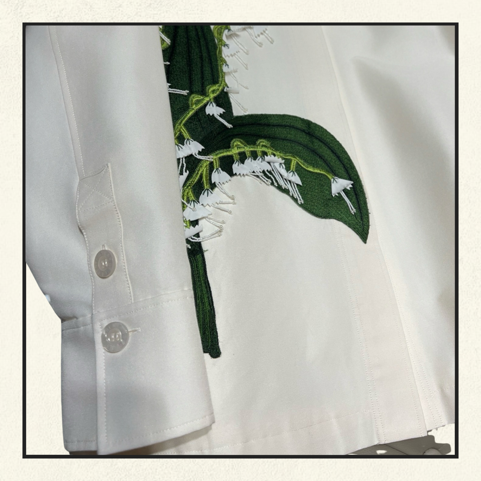 EMBROIDERED SILK JACKET