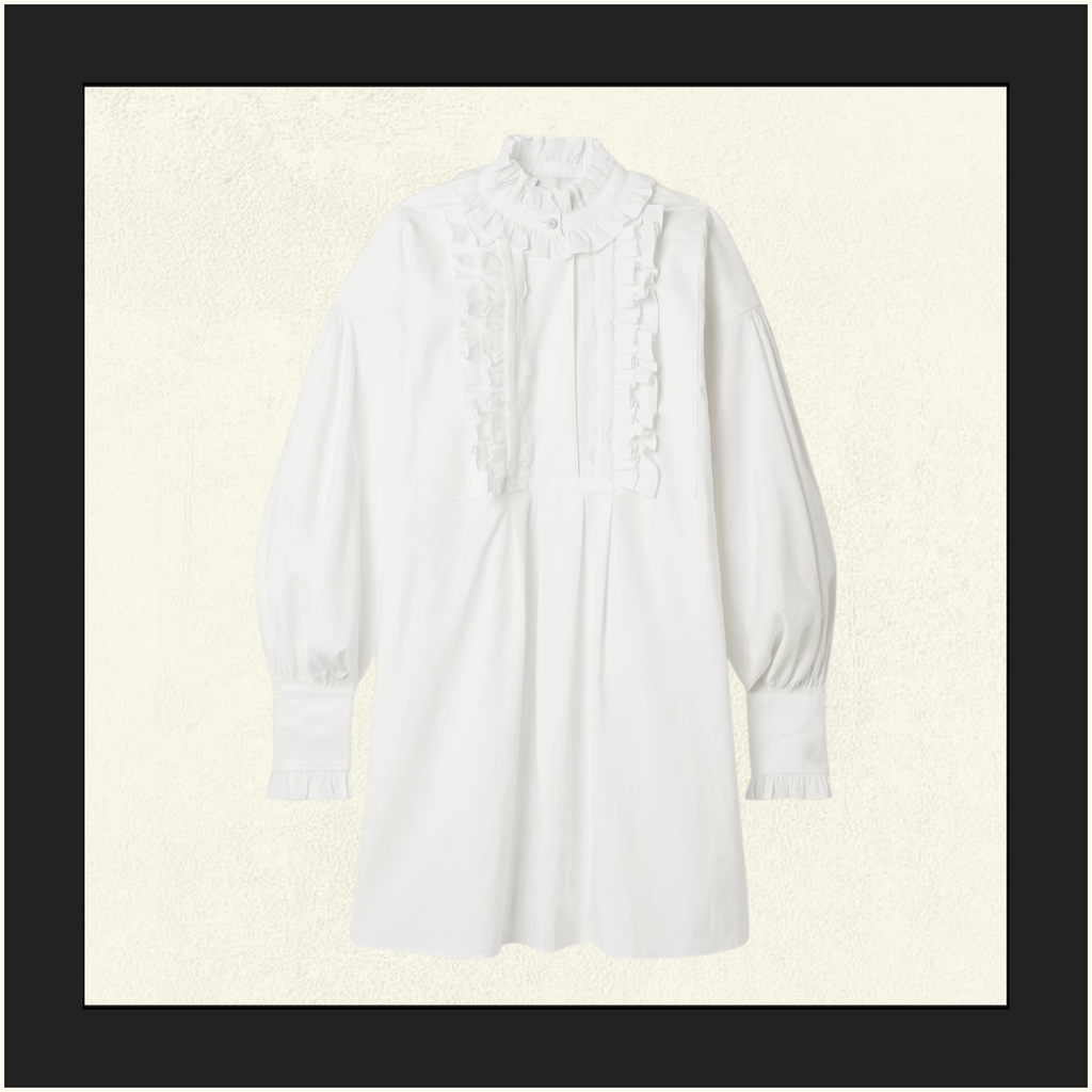 RUFFLED DETAIL DRESS