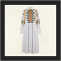 EMBROIDERED MIDI DRESS
