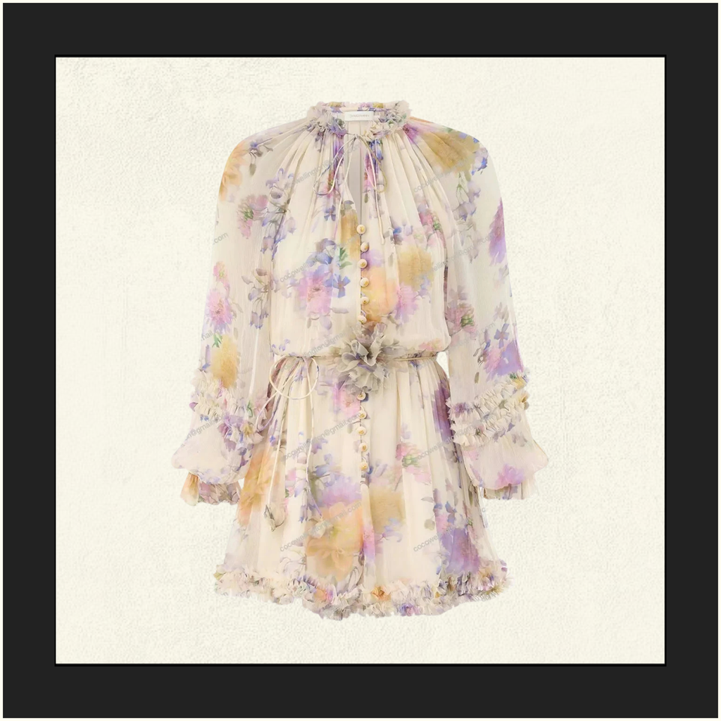 LUNA RUFFLE PLAYSUIT