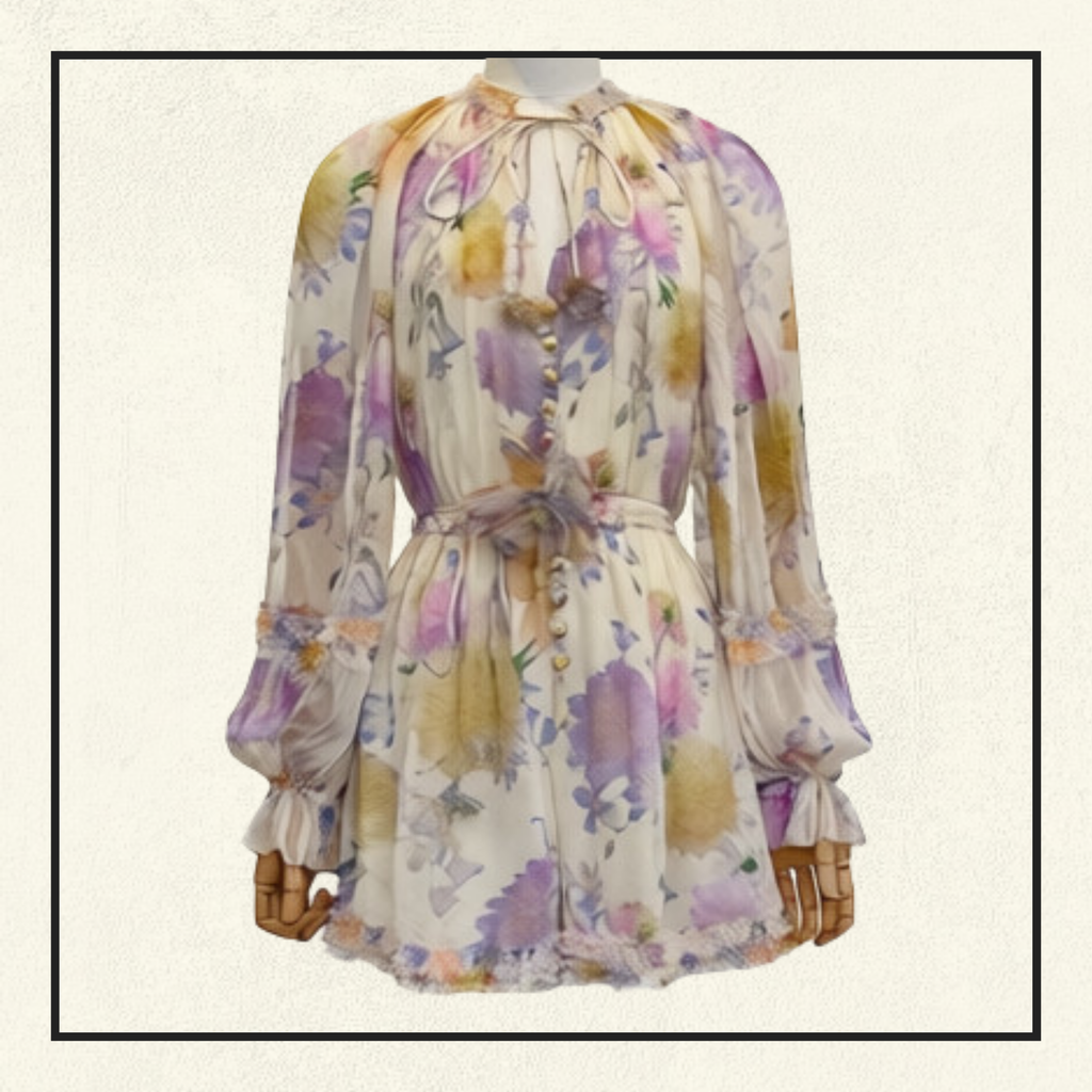 LUNA RUFFLE PLAYSUIT