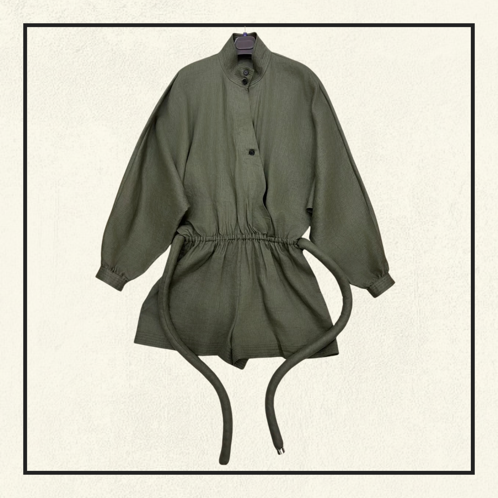 LINEN PLAYSUIT