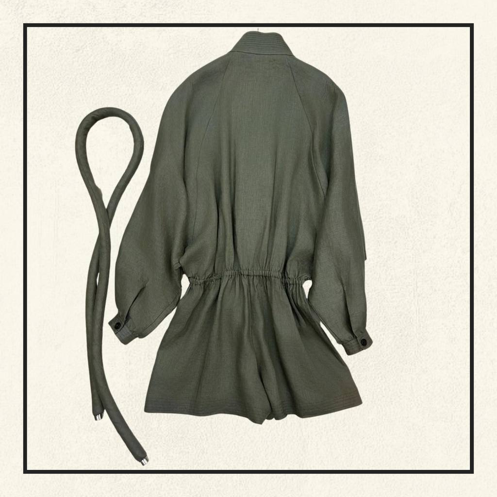 LINEN PLAYSUIT