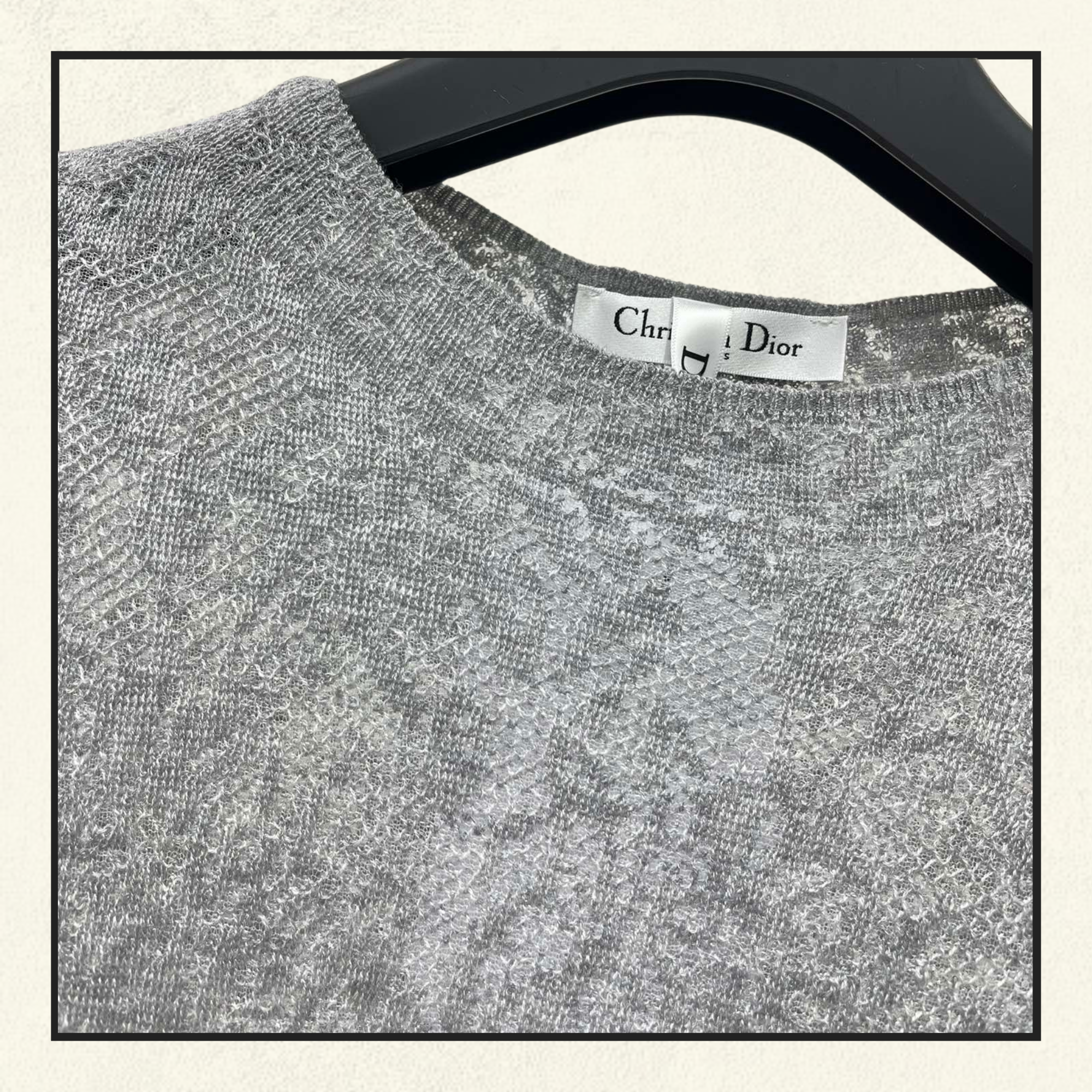 WOOL LACE DETAIL TOP