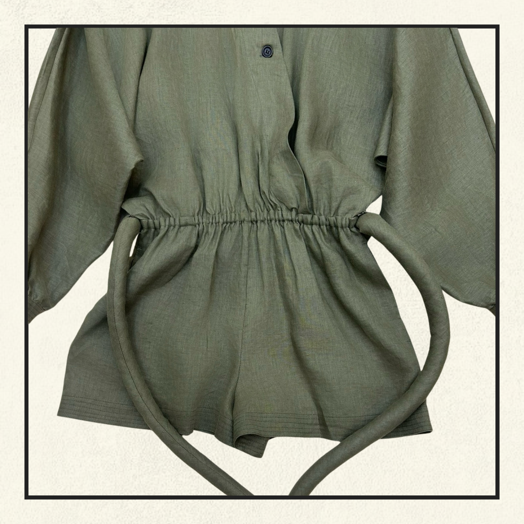 LINEN PLAYSUIT