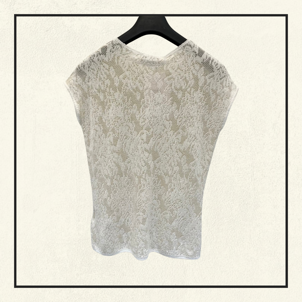 WOOL LACE DETAIL TOP