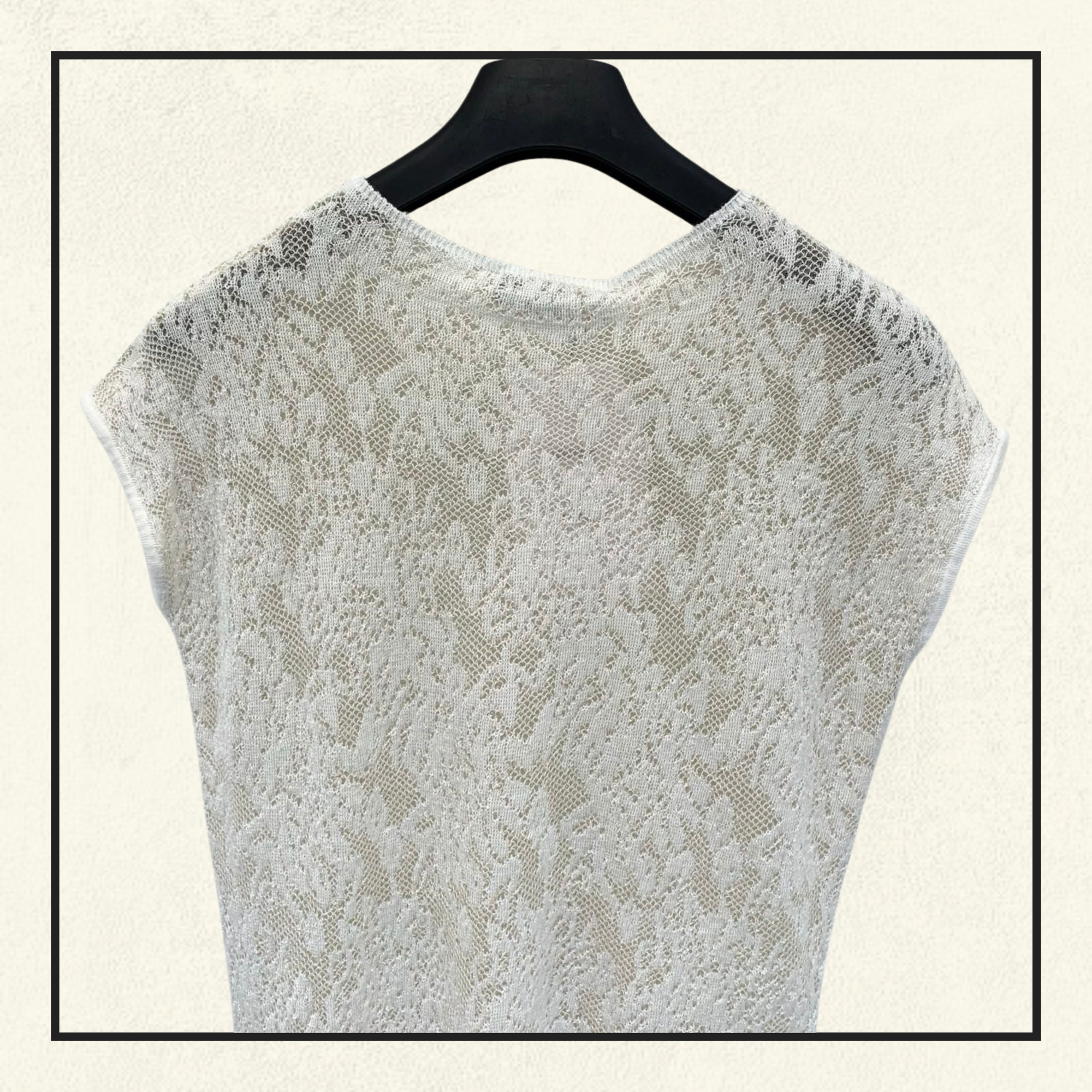 WOOL LACE DETAIL TOP