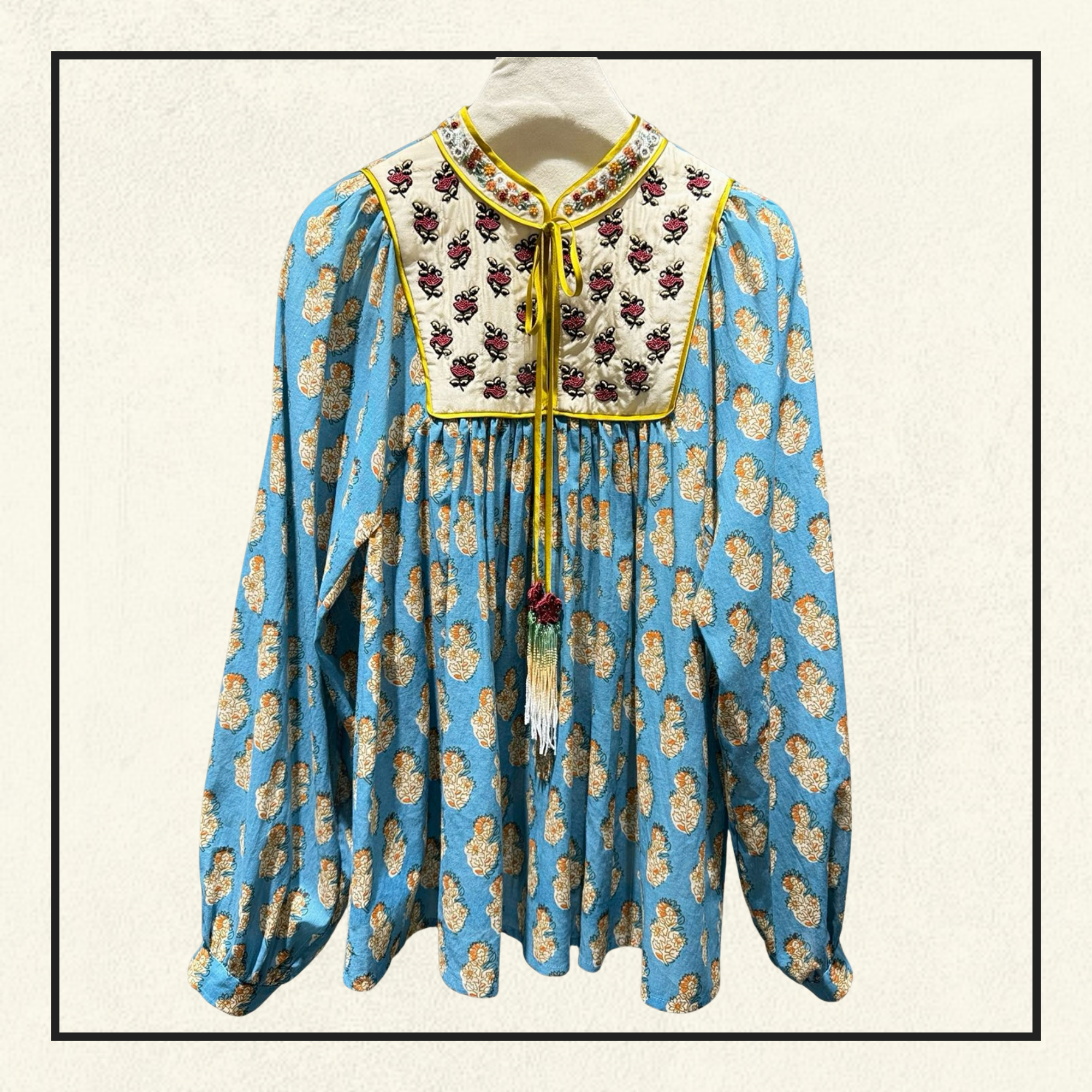 COTTON & LUREX TOP