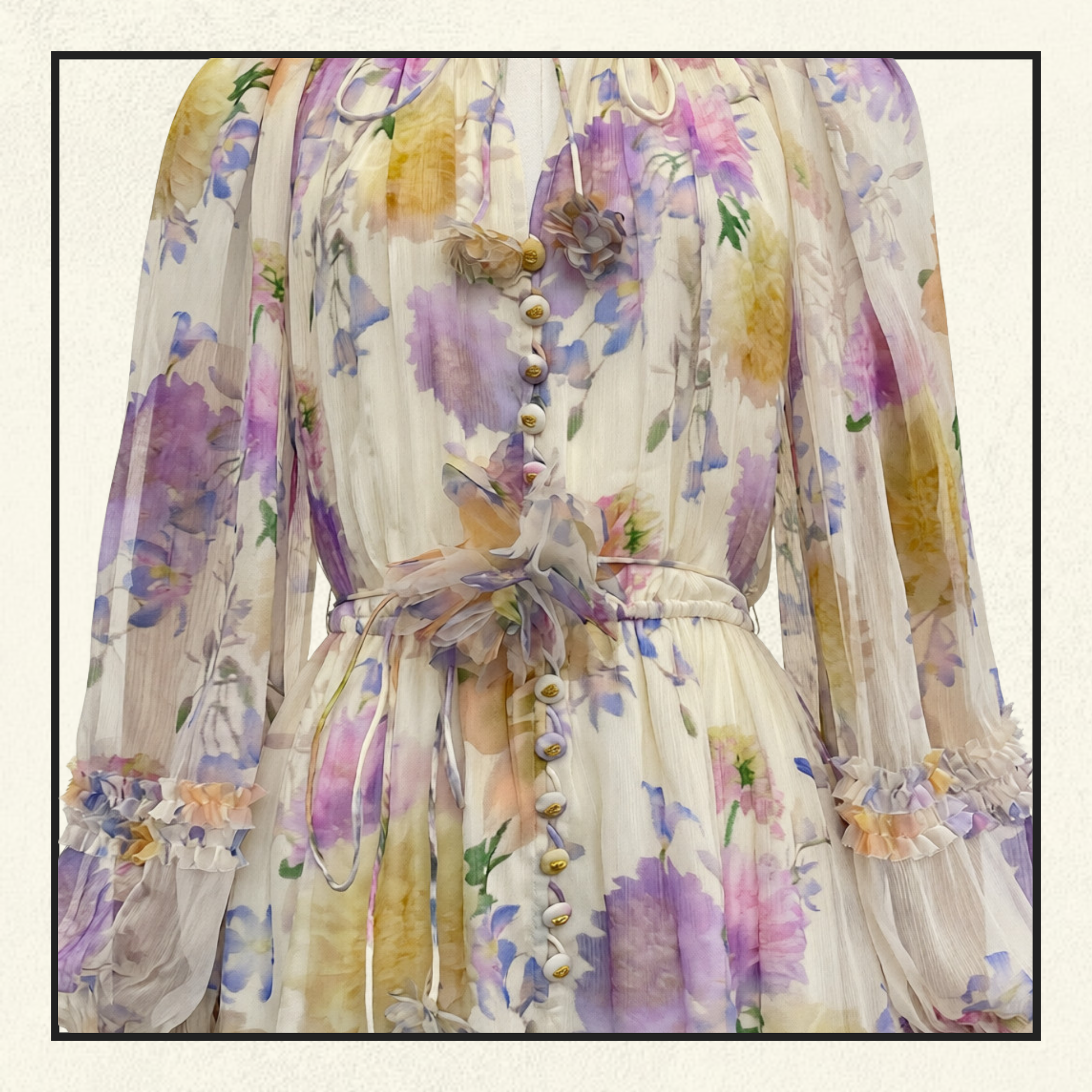 LUNA RUFFLE PLAYSUIT