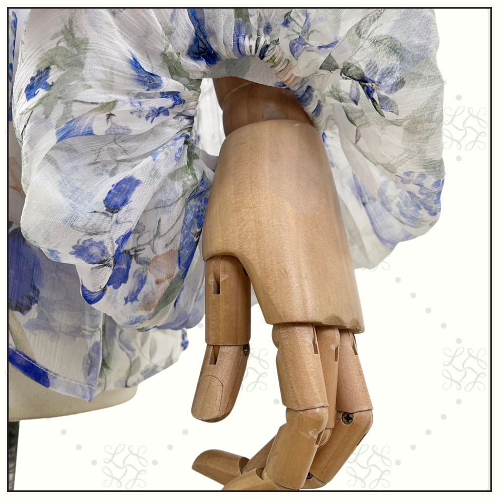 NATURA TIE NECK BLOUSE