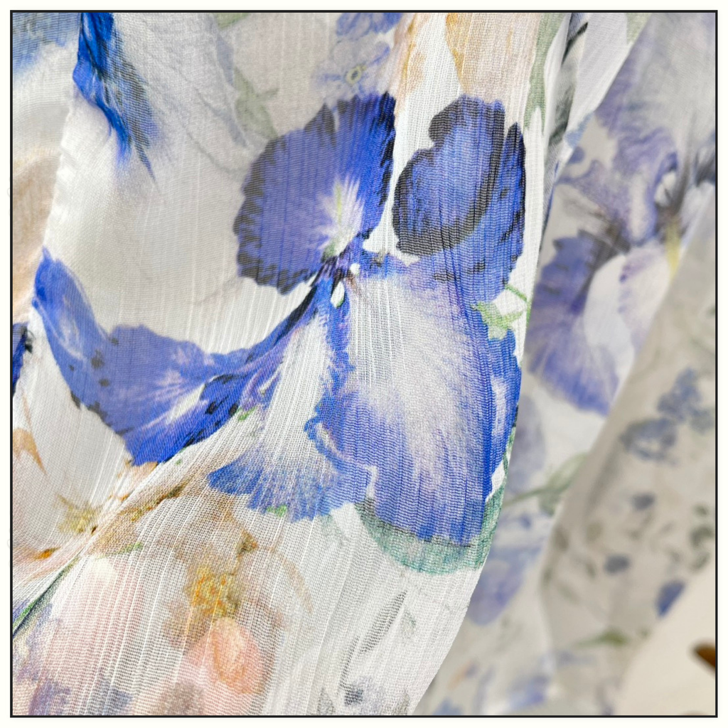 NATURA FRILLED BLOUSE