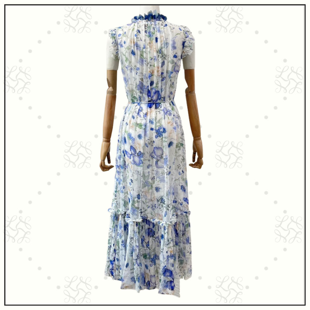 NATURA FLUTTER MIDI DRESS