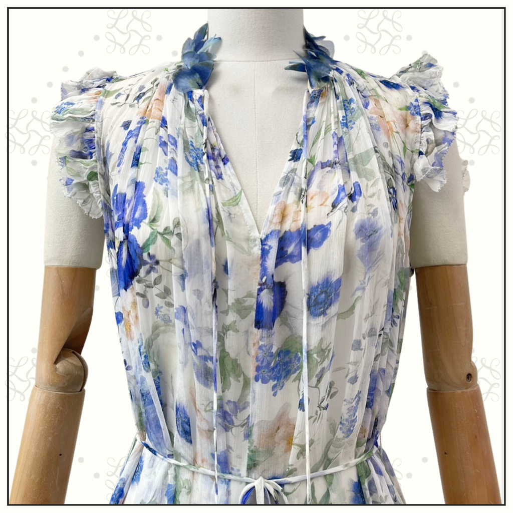 NATURA FLUTTER MIDI DRESS