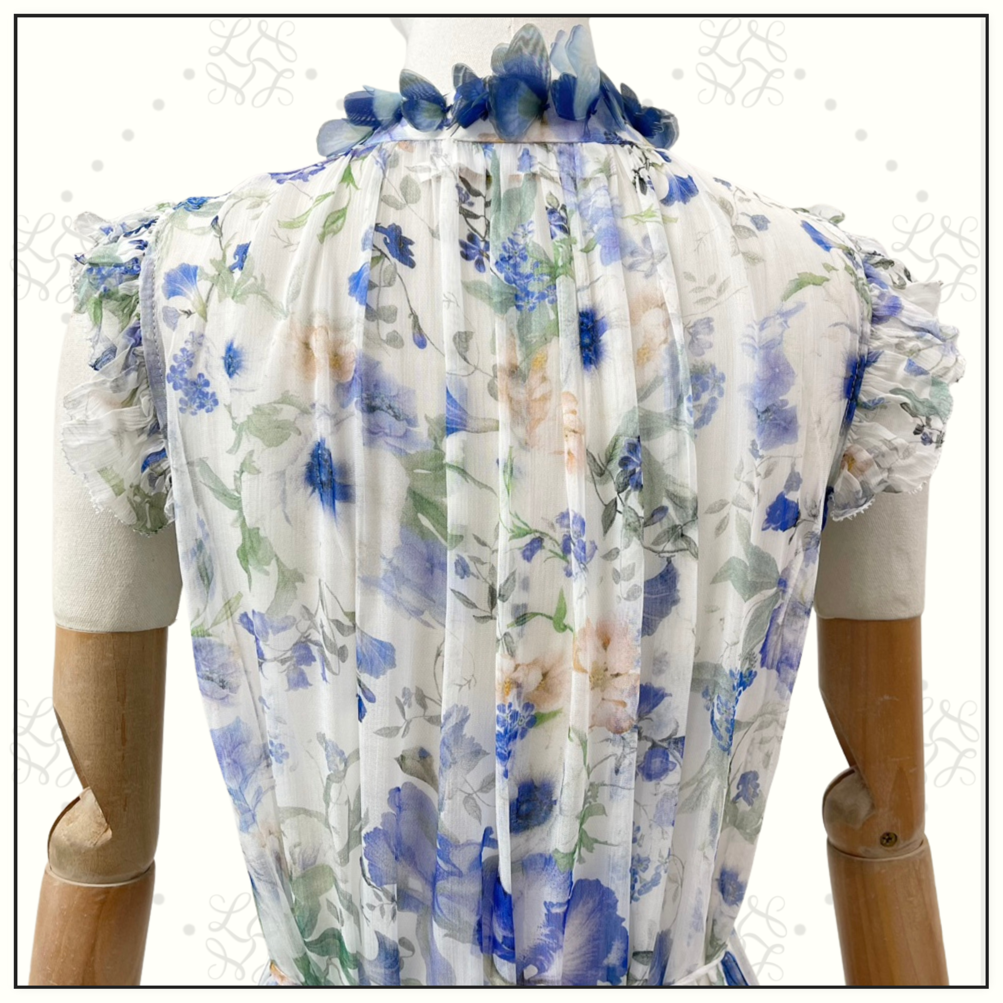 NATURA FLUTTER MIDI DRESS