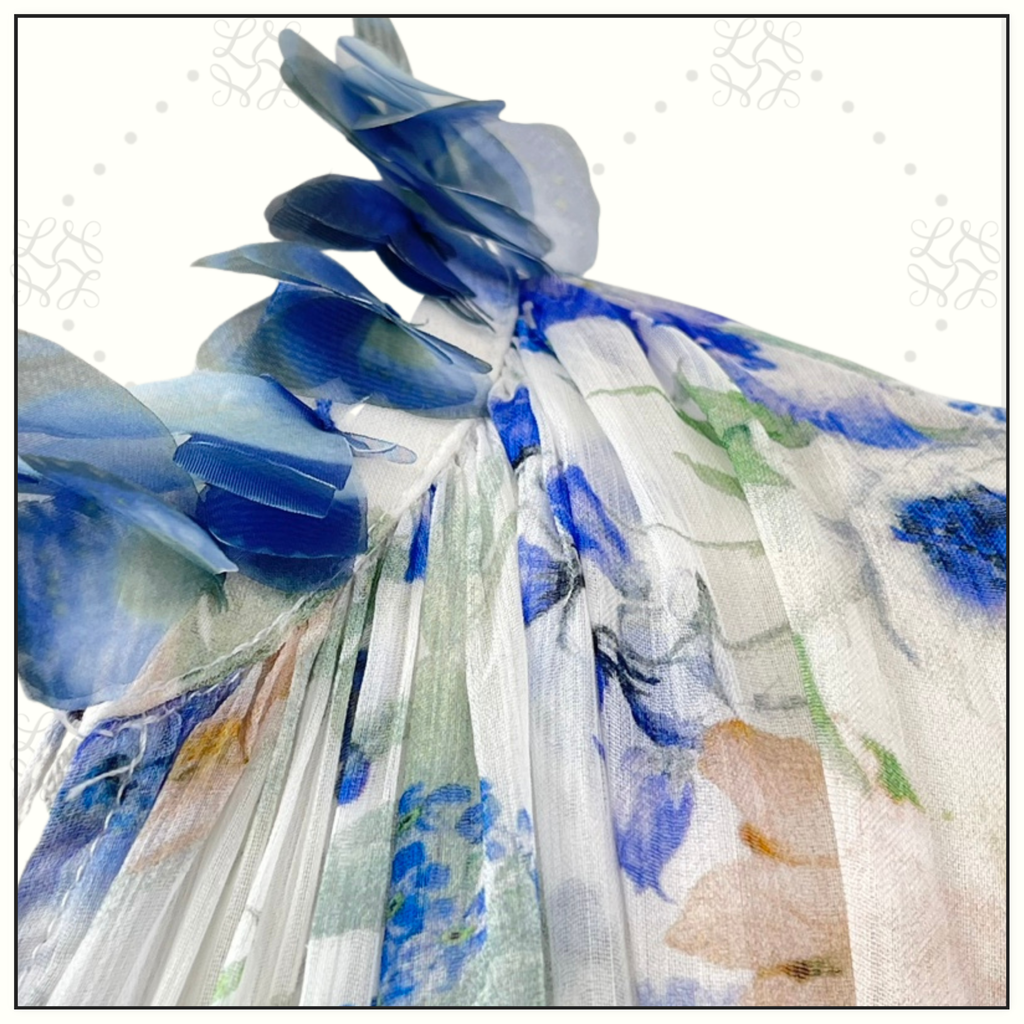 NATURA FLUTTER MIDI DRESS