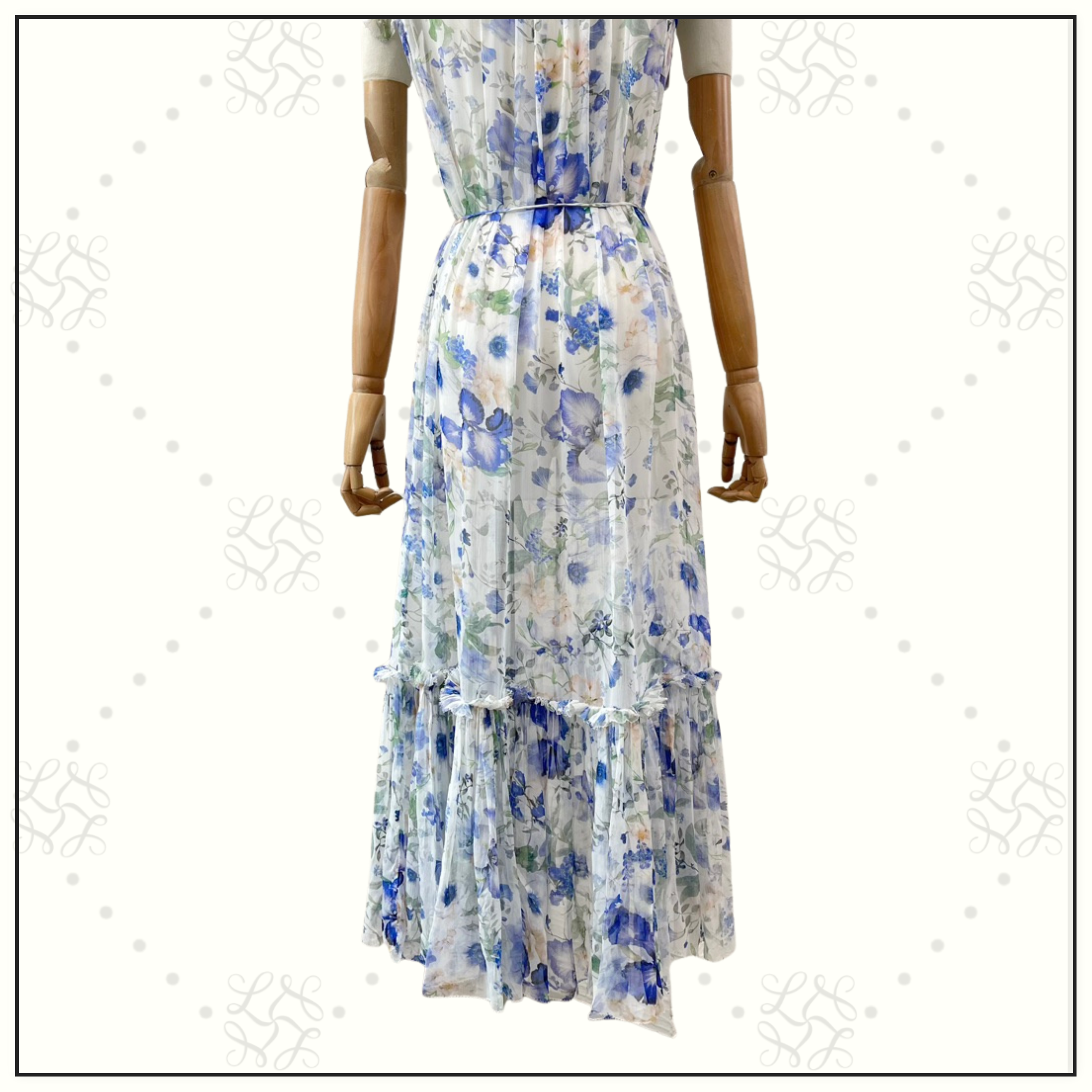 NATURA FLUTTER MIDI DRESS