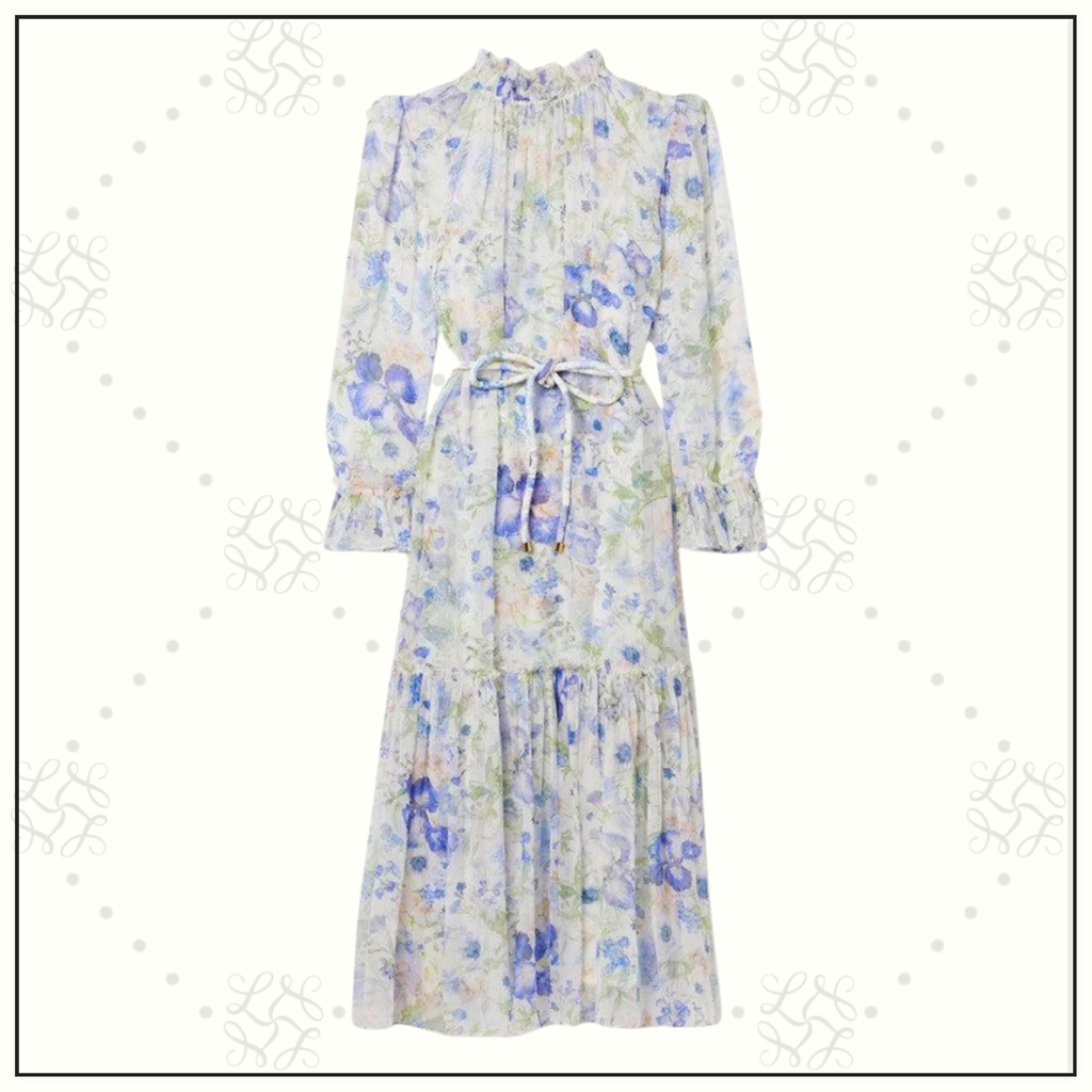 NATURA CREPON MIDI DRESS