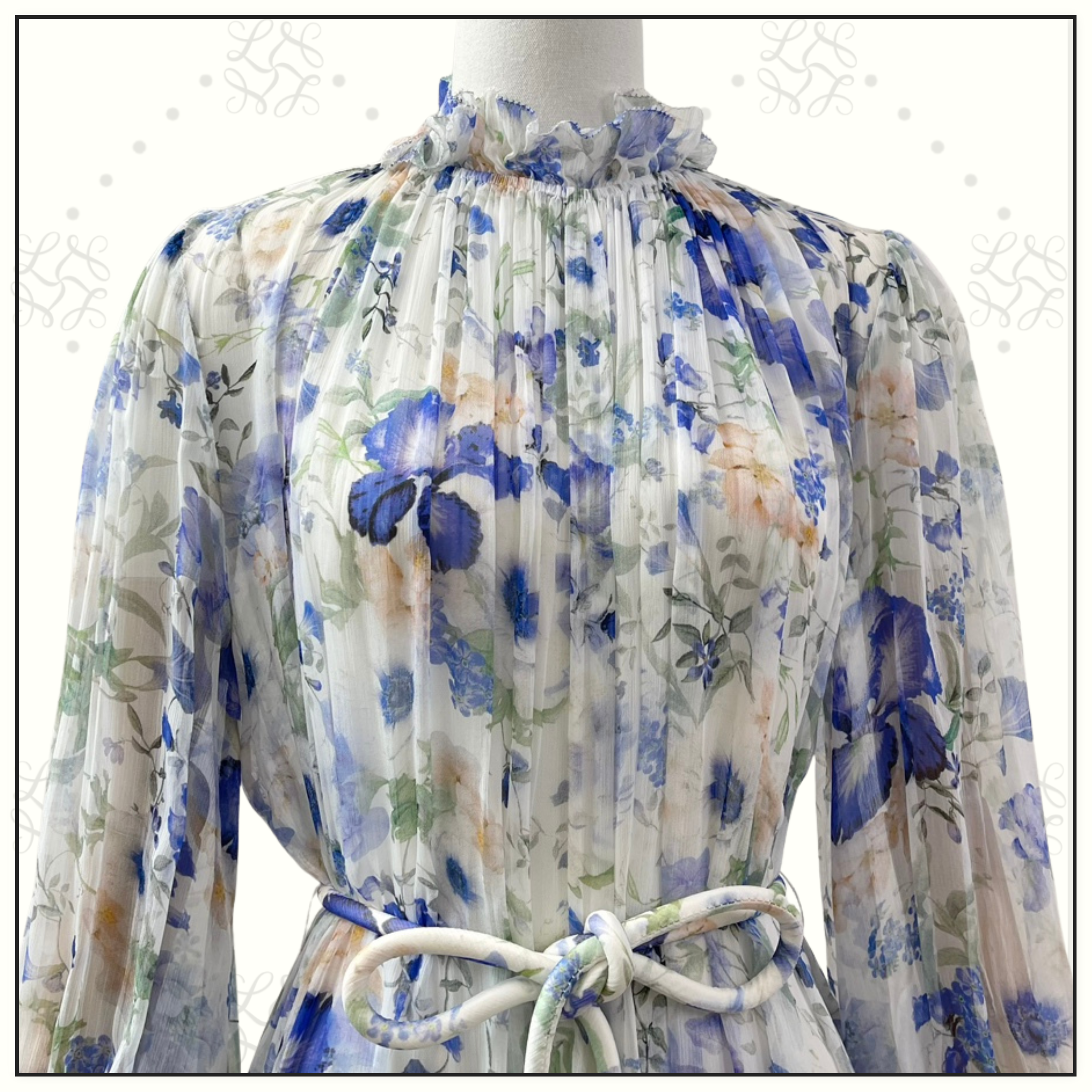 NATURA CREPON MIDI DRESS