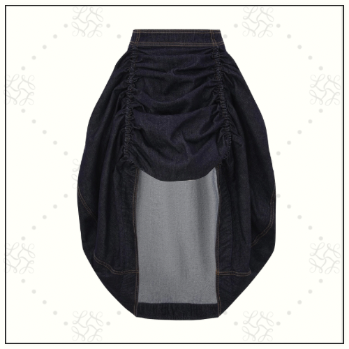 REBELLION DENIM BODICE & MIDI SKIRT