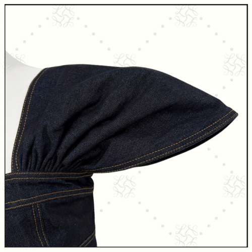 REBELLION DENIM BODICE & MIDI SKIRT