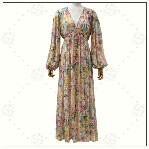HALLIDAY GATHERED MAXI DRESS