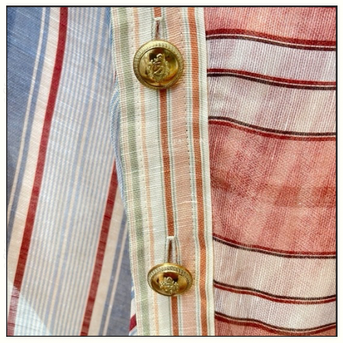 REBELLION STRIPED MIDI DRESS