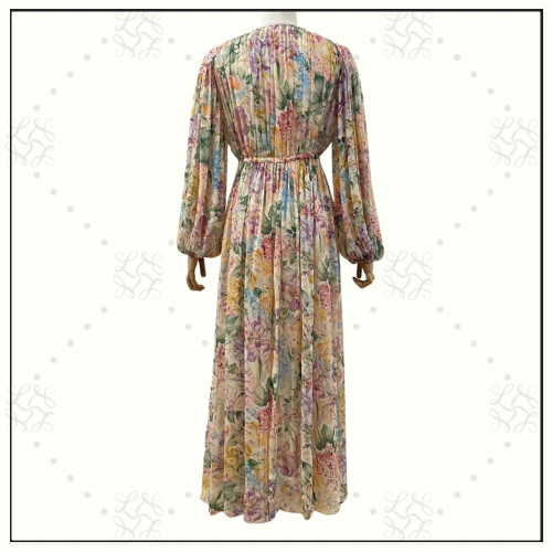 HALLIDAY GATHERED MAXI DRESS