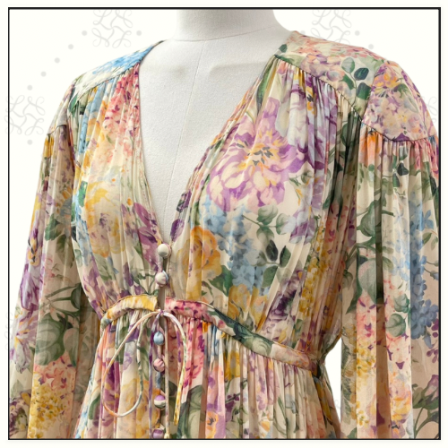 HALLIDAY GATHERED MAXI DRESS