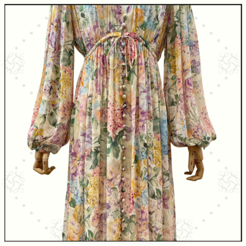 HALLIDAY GATHERED MAXI DRESS