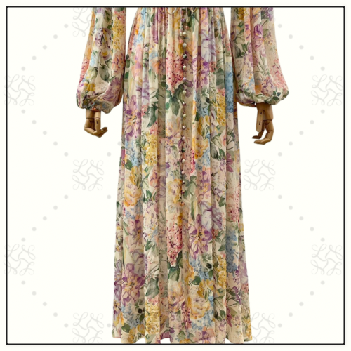 HALLIDAY GATHERED MAXI DRESS