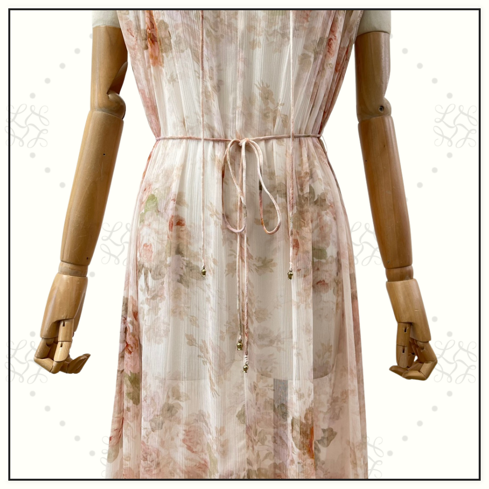 ILLUSTRATION FLUTTER MIDI DRESS