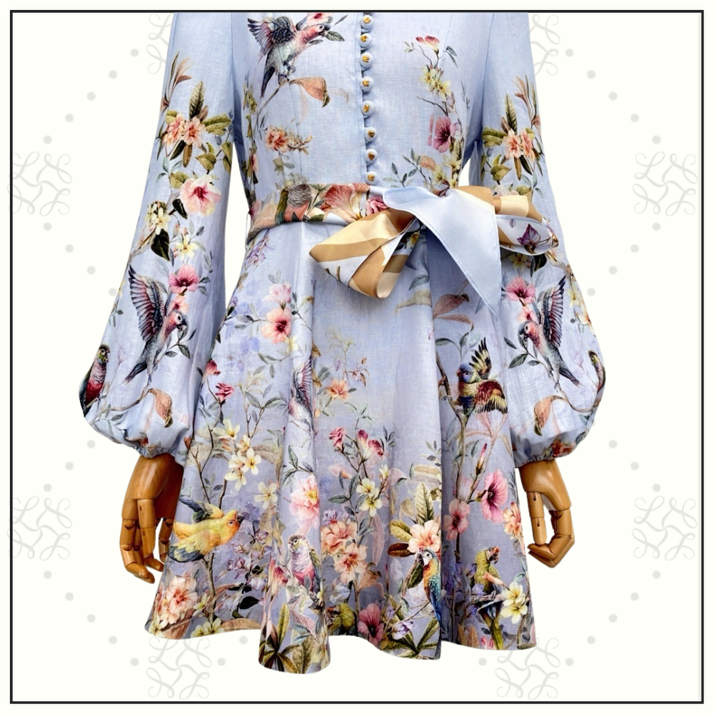 REBELLION BUTTON MINI DRESS