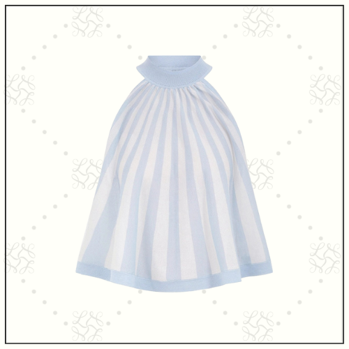 LUCKY CONTRAST STRIPE TOP & MIDI SKIRT