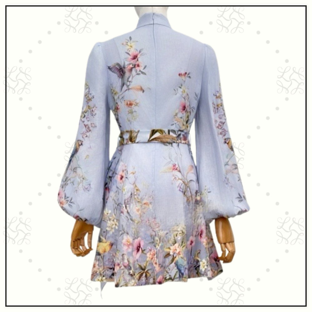 REBELLION BUTTON MINI DRESS